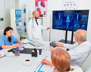 Image highlights the impact of data transformation in healthcare.