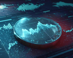 Digital clock with a graph, showing generative AI's impact on data augmentation.