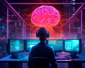 Brain Signals Into Text with help of AI