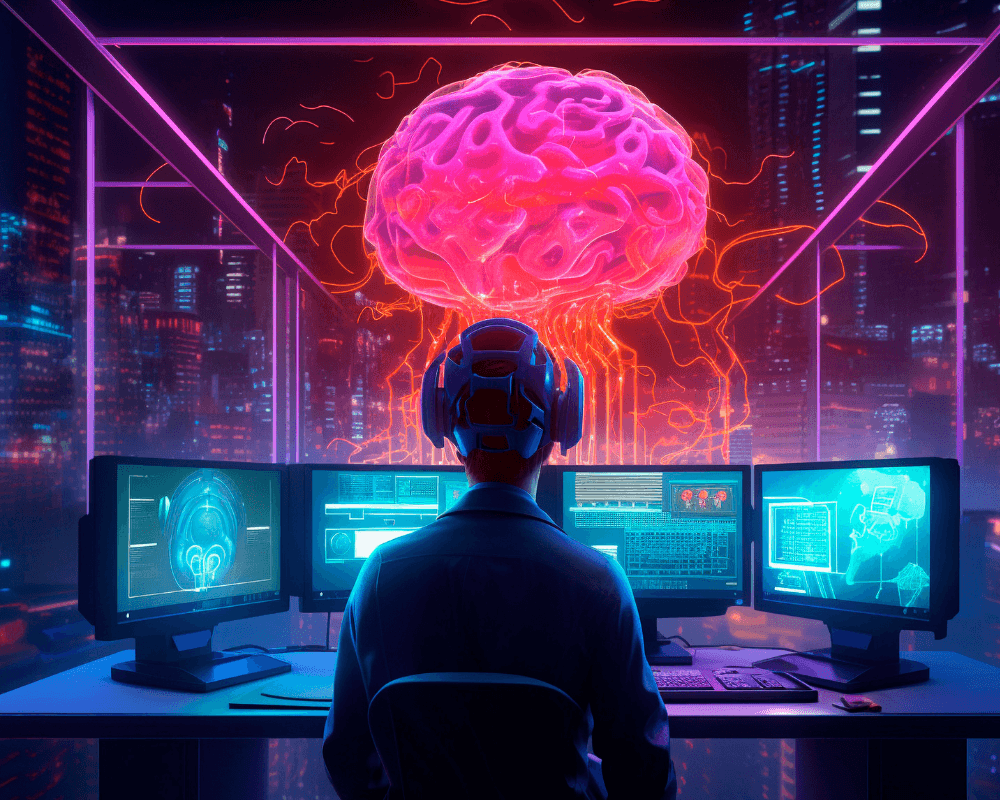 Brain Signals Into Text with help of AI